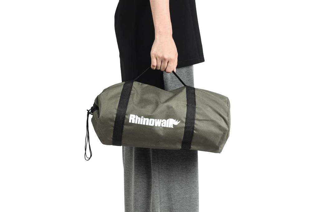 Rhinowalk Folding Bike Storage Bag, Fits 14-20 Inch Bikes, Includes Dedicated Case, Ideal for Cycling and Touring, Easy To Carry, Green