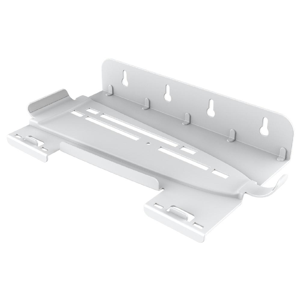 Wall Mount Host Stand with 2 Controller Hook Host Universal Wall Bracket Space Saver Storage Rack for PS5 Slim/PS5 Game Console