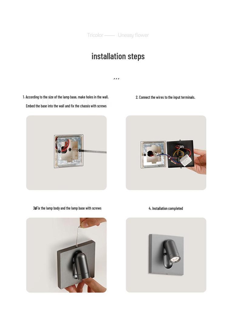 Вращающийся настенный светильник на все сезоны - Прикроватное чтение и декоративное освещение