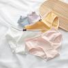 Новый продукт: Японские хлопковые трусы Morandi Bow со средней талией для девочек - Милый и простой дизайн