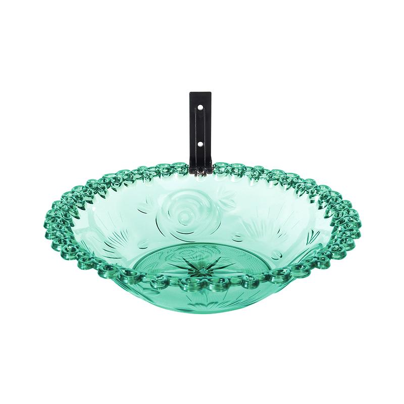 Ванночка для птиц, монтируемая на палубу, чаша, кормушки для птиц на ограде, поднос, монтируемая на дерево ванночка для диких птиц для улицы, место для еды и воды, устанавливается на палубе