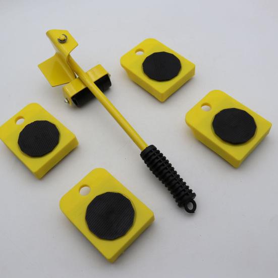 Universal Wheel Furniture Lift Tool Furniture Moving Slider with 4 Heavy Duty Appliance Rollers for Hardwood Floors Effortless Relocation Tool