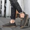 38-46 Уличная кожаная обувь Мужские кроссовки для хайкинга Обувь для вождения автомобиля Кожаная обувь большого размера Ботильоны