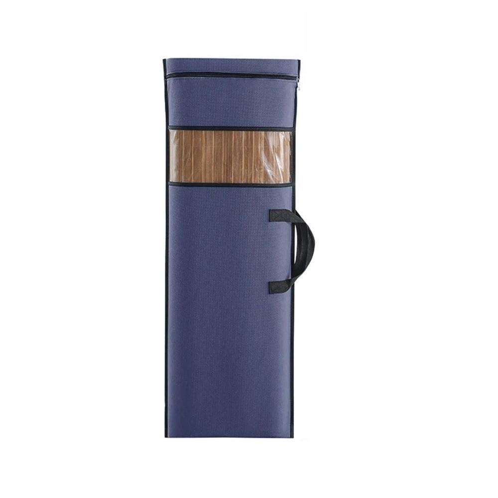 Portable Mat Storage Bag Clear Window Dust-proof Mat Folding Dust Cover Thickened Double Zipper Foldable Storage Container