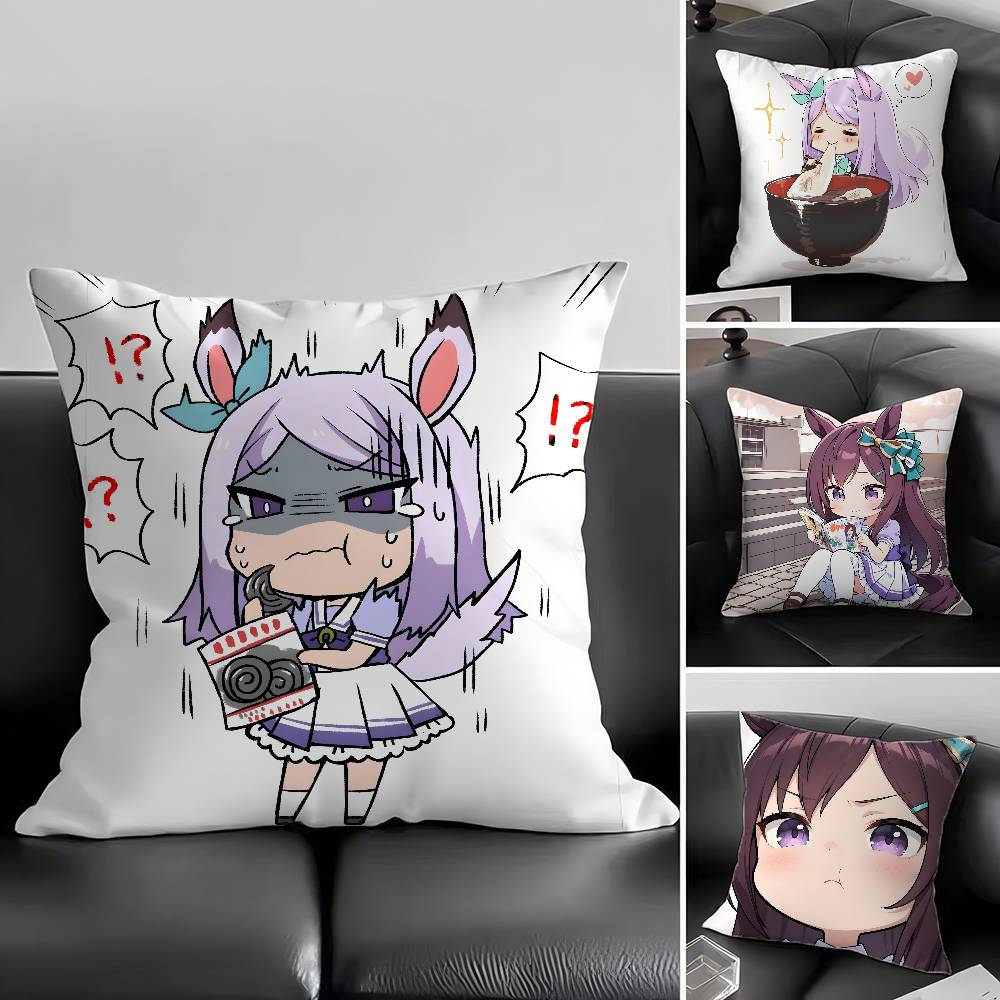 1 шт. Аниме МЕЖИРО МАККУИН Каваи Наволочка Модная Квадратная Наволочка Спальня Диван Комната Инс Декор Досуг