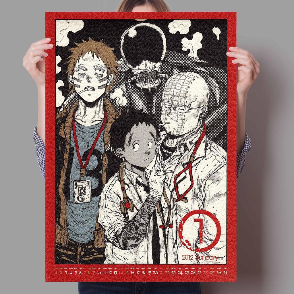 Аниме HD винтажный постер Dorohedoro, живопись, искусство, домашний декор, картина для спальни, детский бар, гостиная, диван, Настенный декор, качественный холст, постер
