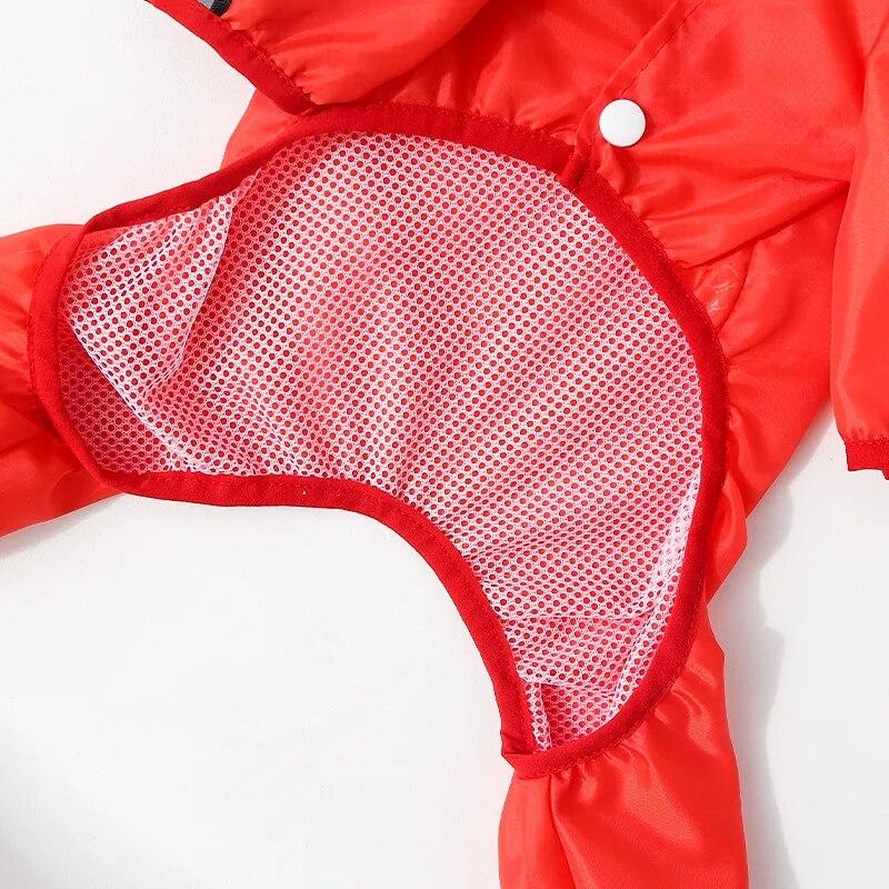 XS-7XL светоотражающий дождевик для собак водонепроницаемый плащ для собак ретривер дождевик комбинезон для маленьких средних больших собак костюм