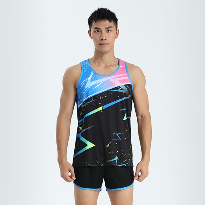 Тренировочный костюм для легкой атлетики для мужчин и женщин: Спортивная одежда для спринта и марафона с шортами для уроков физкультуры в начальной школе