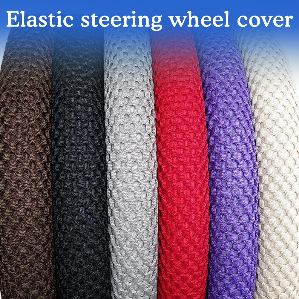 Универсальный модный чехол на руль автомобиля без внутренней эластичной ручки для легкой установки и снятия, не скользит