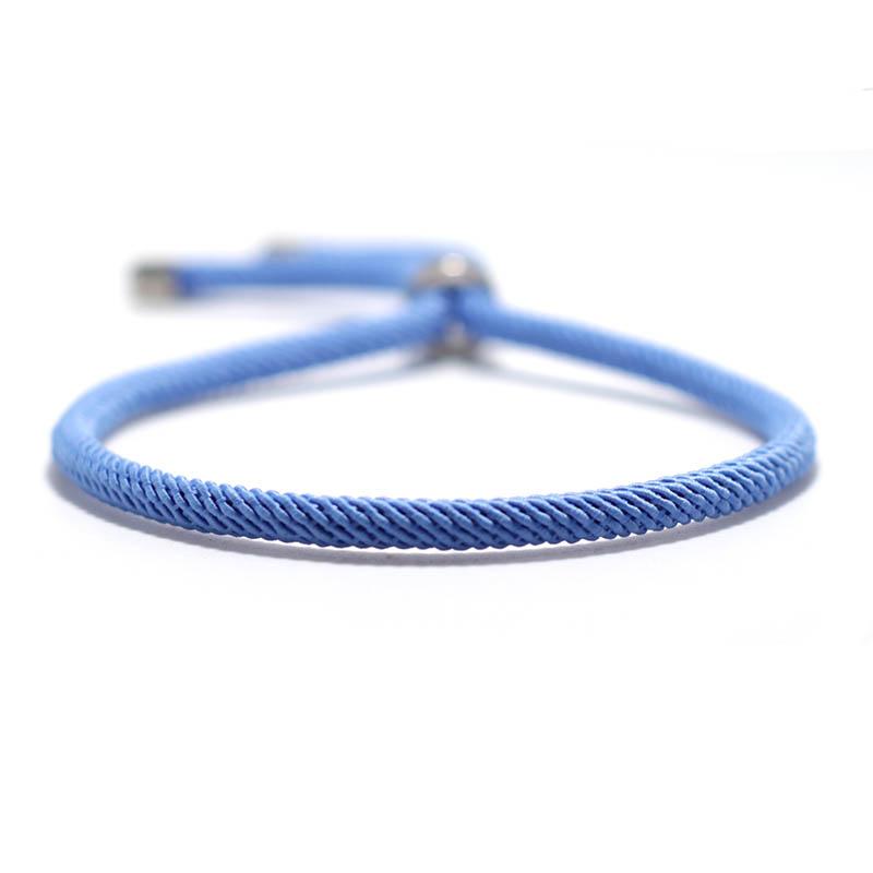 Fashion Rope Bracelet Unisex Adjustable Stainless Steel Circle Beach Surfing Nautical Braslet Meditation Fabric Braclet Pulsera