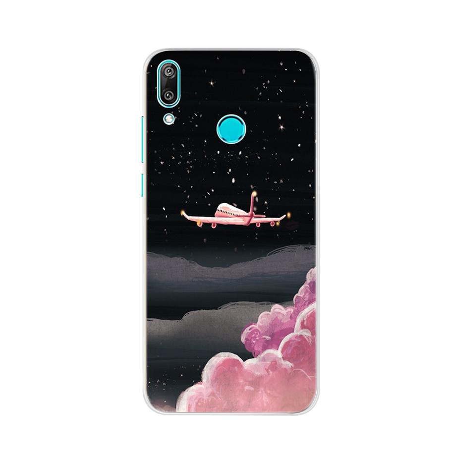 Чехол для Huawei Y7 2019 Силиконовый Мультяшный ТПУ Чехол для Телефона Для Huawei Y7 2019 DUB-LX1 DUB LX1 LX2 LX3 Y 7 Prime Pro 2019 Чехол