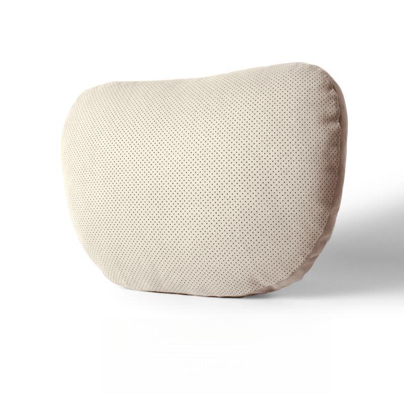 Suede Dupont Cotton Neck and Waist Support Pillow for Tesla and Mercedes-Benz S-Class Maybach