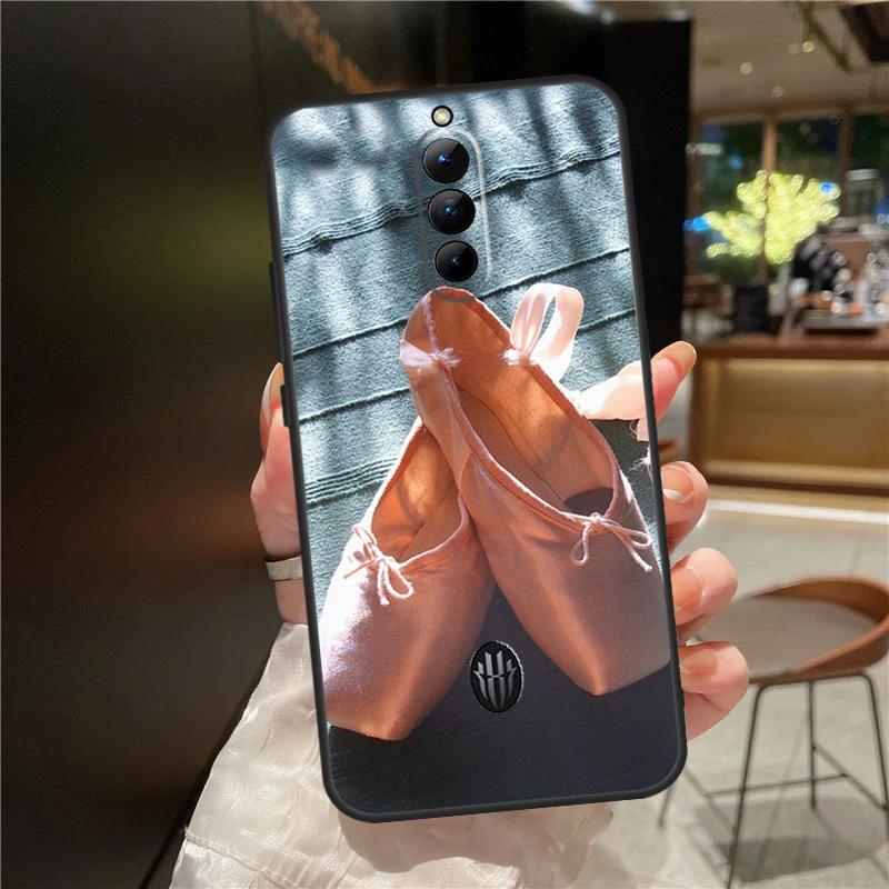 Чехол для пуантов Ballet Ballerina Shoes для ZTE Nubia Red Magic 8S 8 9 Pro Plus Red Magic 6 7 Pro 6S 7S Pro 5G 5S 6R Funda