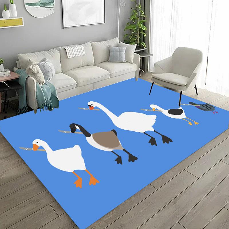 Патетический юмор Утка HD Большие ковры для дома, гостиной, детской спальни, дивана, придверный коврик, кухонные напольные коврики, противоскользящий декор