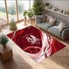 Sevilla FC Soccer Football Pattern Soft Area Rug Non Slip Indoor Floor Carpet Sports Decor Mat for Bedroom