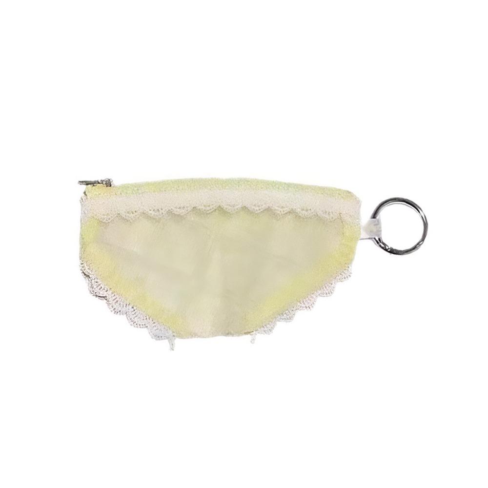 Lace Trim Briefs Shape Cosmetic Bag Mesh Makeup Storage Pouch Unique Jewelry Organizer  Headphones