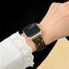 Новый стильный ремешок из смолы с леопардовым принтом для Apple Watch Ultra 49 мм. Милый ремешок для iWatch Series 11/10/9/8/SE 42 мм 46 мм 45 мм 40 мм 41 мм 44 мм. Женский браслет
