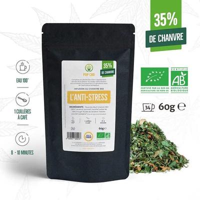 Био Настой Создание, Анти Стресс, с Коноплей CBD 5 пакетиков