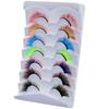 for Halloween Masquerade Party False Eyelashes Cat Eye Lashes Colored Lashes Fake Eyelashes