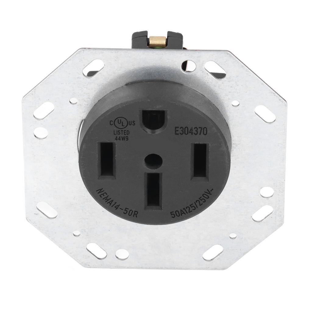 Розетка NEMA L14‑50R, прямая промышленная розетка стандарта США, 50 А, 125/250 В