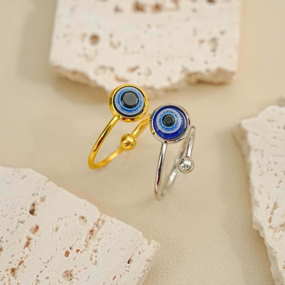 Personalized Demon Eye Bracelet Gothic Blue Eye Ring Adjustable Creative Bangle Special Occasions