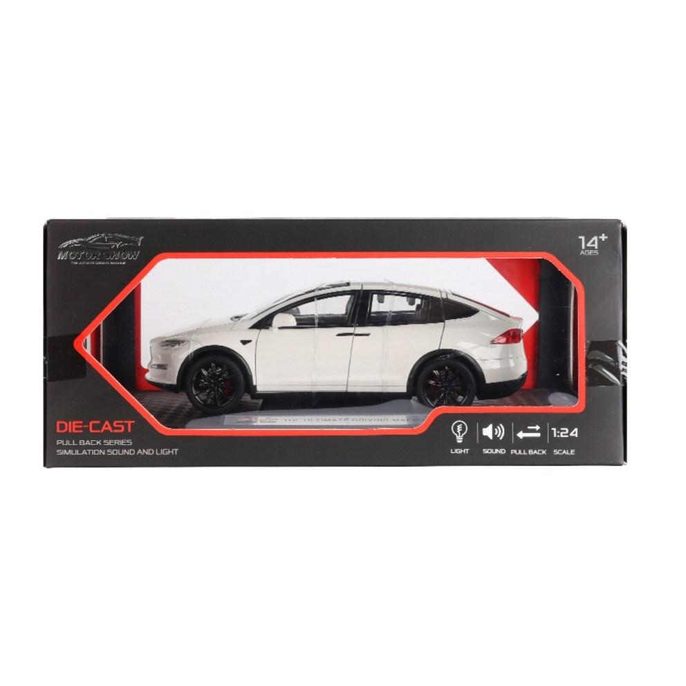 Автосалон Baniland Литая модель Tesla Model X (белый)