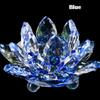 6.2cm Quartz Crystals Lotus Flower Crafts Glass Fengshui Ornaments Healing Crystals Home Party Wiccan Decor Yoga Gifts Souvenir
