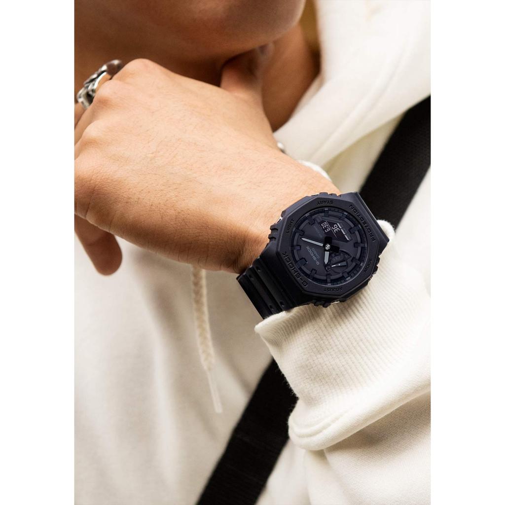 Casio Мужские часы G-Shock Carbon Core Guard GA-2100-1A1JF Black | Авторизованная модель из Японии