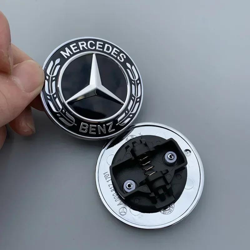 Автомобильная наклейка Для Mercedes Benz Mercedes Benz Плоский Капот Значок Логотип Эмблема Автомобильный Аксессуар G350 G500 G55 G63 G65 Звезда