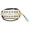 Musiclily Звукосниматель Humbucker Pro Alnico 6 Без Крышки Регулируемый Шестигранный Полюс Бридж PU для Электрогитары Черный HH-HEXA,