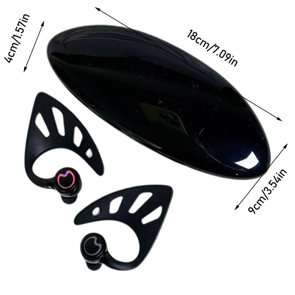 Беспроводные наушники-вкладыши с сенсорным управлением в форме эльфийских ушей, с двойным микрофоном, для фитнеса