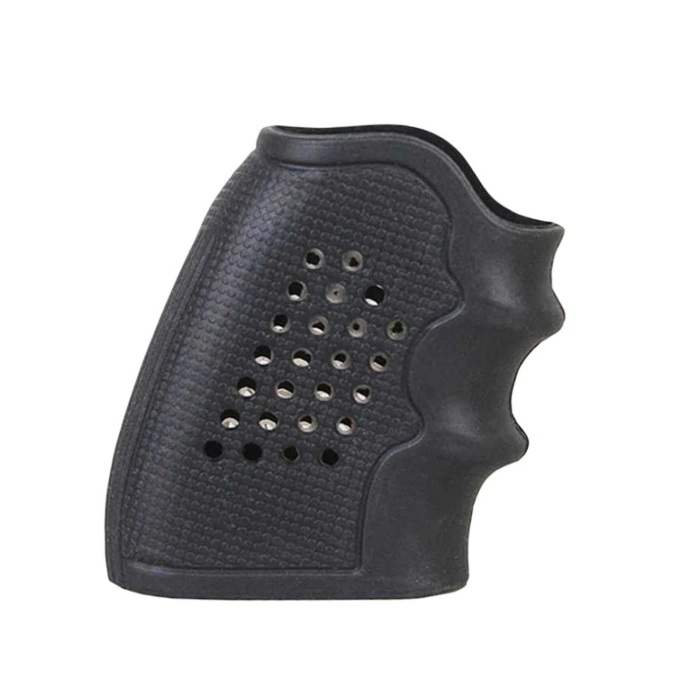 Резиновые нескользящие резиновые рукоятки для пистолета на открытом воздухе, нескользящие револьверные пистолеты, пейнтбольные пневматические винтовки, аксессуары для кемпинга