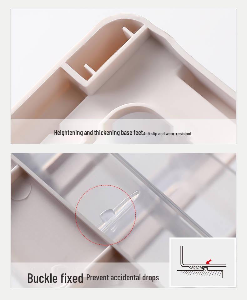 Настольный органайзер для косметики большой вместимости с выдвижными ящиками для ухода за кожей и помады