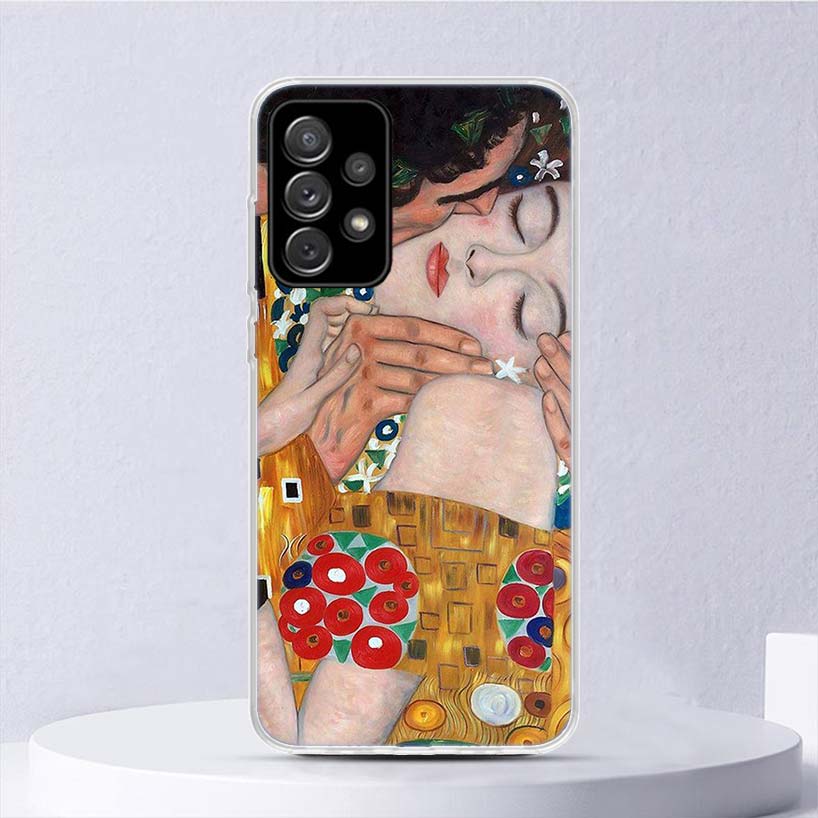 Мягкий чехол Kiss by Gustav Klimt для Samsung Galaxy A52 A53 A32 A22 A12 5G, чехол для телефона A33 A23 A13 A72 A73 A02S A03S A42 Coq