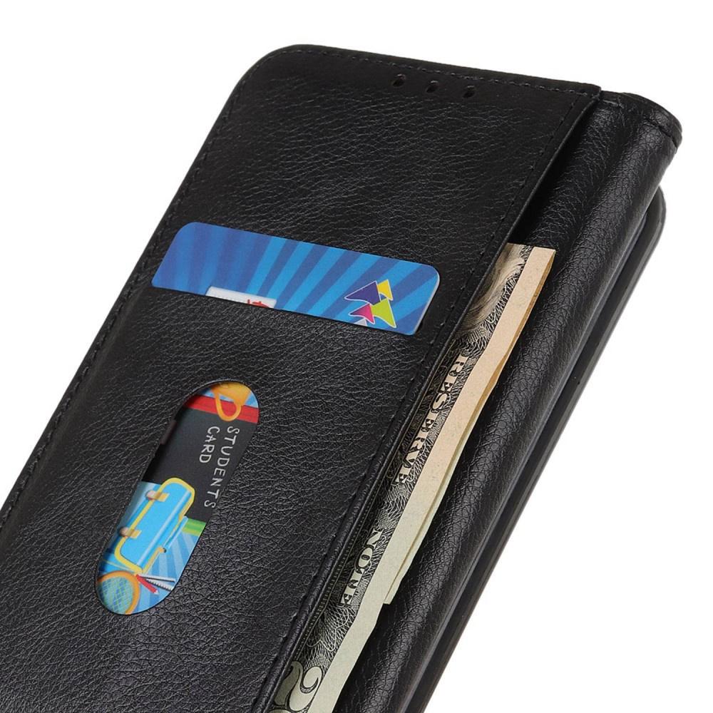 Flip Case for Xiaomi Poco F6 Pro, Split Leather, Black