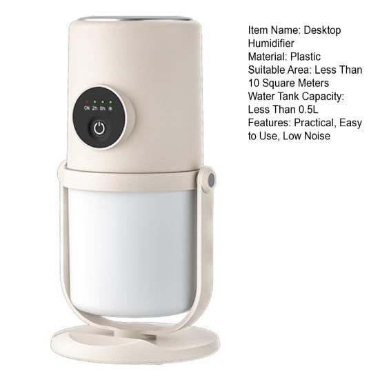 Ароматерапевтический увлажнитель воздуха с вращающимся кронштейном, интеллектуальным таймером, режимом двойного распыления, бесшумным распылителем воздуха с резервуаром для воды большой емкости