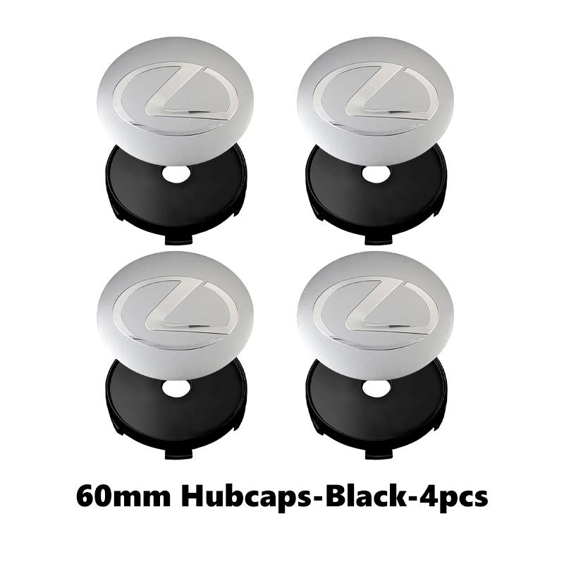 GEFF2 4pcs Car Badge Wheel Center Hub Cap Cover Accessories Auto Styling For Lexus CT ES GS NX IS250 RX350 IS200 LX570 UX250h CT200h