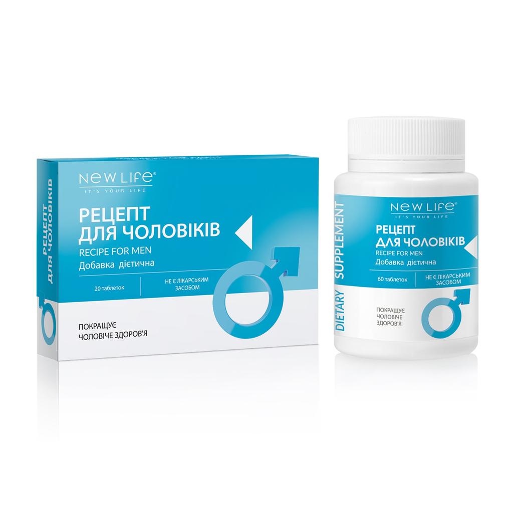 Recipe for Men New Life Dietary Supplement (Men's Health Support)