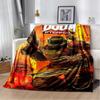Doom Retro Game Gamer Cartoon Blanket,Soft Throw Blanket for Home Bedroom Bed Sofa Picnic Travel Office Rest Cover Blanket Kids