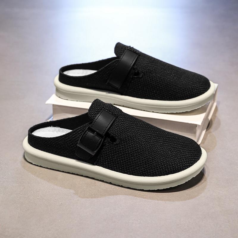 Модные летние мужские шлепанцы, повседневная уличная обувь, дышащие кроссовки для ходьбы, хайкинга, слайды, роскошные дизайнерские мокасины от модного дома
