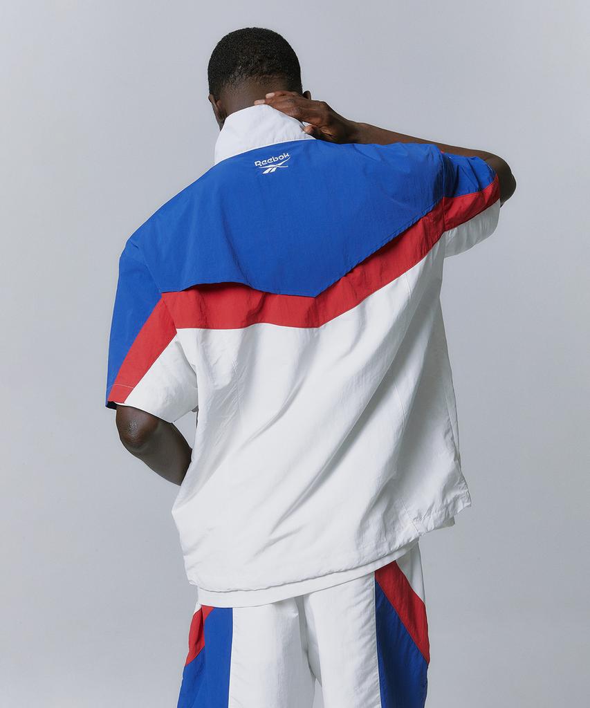 Reebok Анорак Twin Vector с коротким рукавом - Цвет: внебелый
