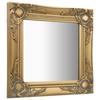 VidaXL Miroir mural style baroque 40x40 cm Doré 320305