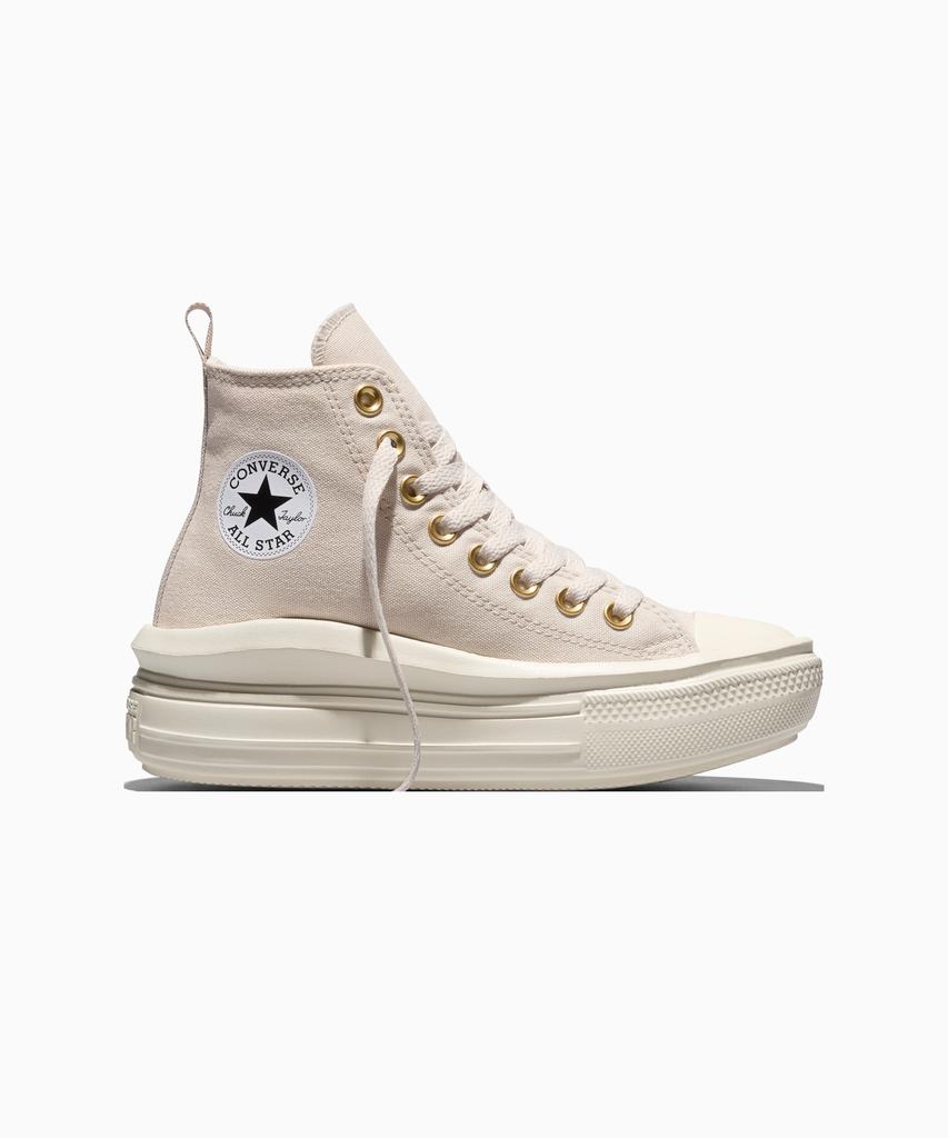 Converse Кеды Chuck Taylor All Star Move на молнии Классический экрю A20580C