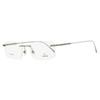 Omega Men S rimleSS eyeglaSSeS Om5037 016 Palladium 56mm 016