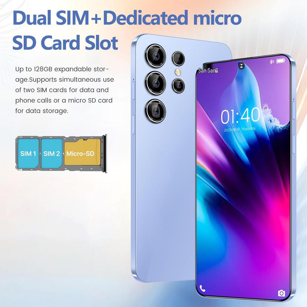 Хит продаж Смартфон S24 Ultra 6,6\" Большой Экран Android