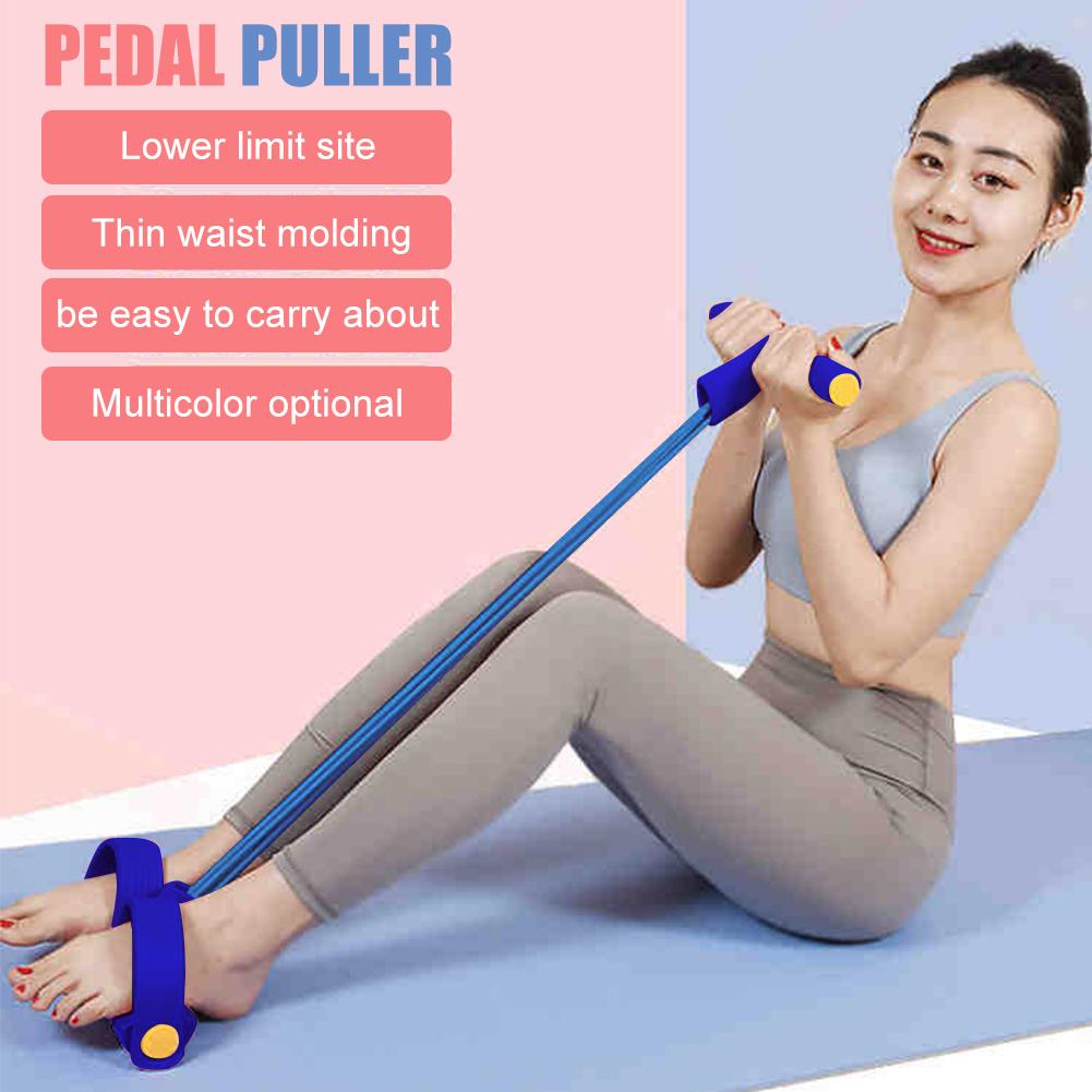 4 Resistanc Elastic Pull Ropes Exerciser Rower Belly Resistance Band Home Gym Sport Training Elastic Bands for Fitness Equipment
