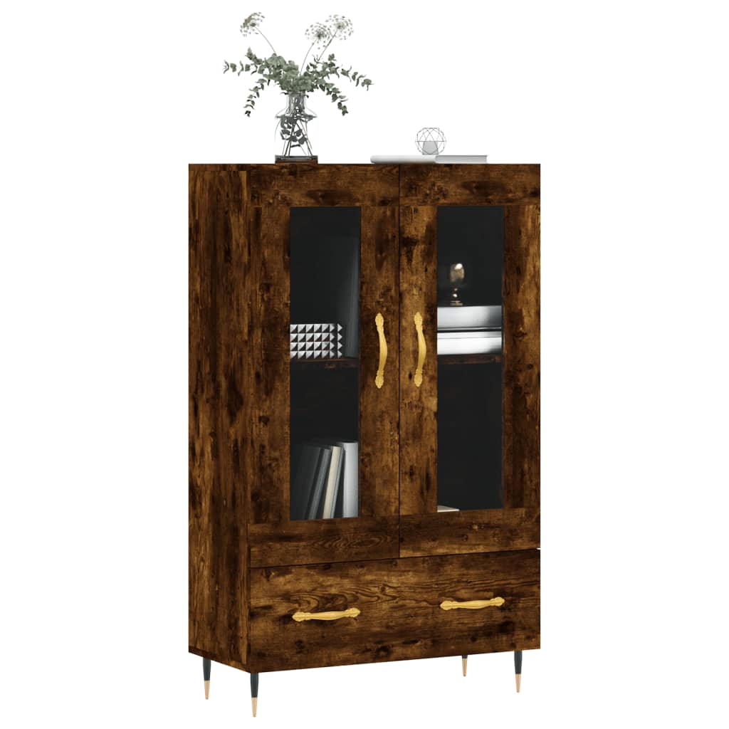 Highboard Smoked Oak 69.5 x 31 x 115 cm Particleboard