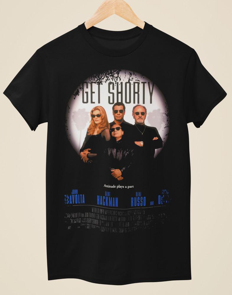 Get Shorty - Movie Poster Inspired Unisex Black T-Shirt Unisex T-Shirt