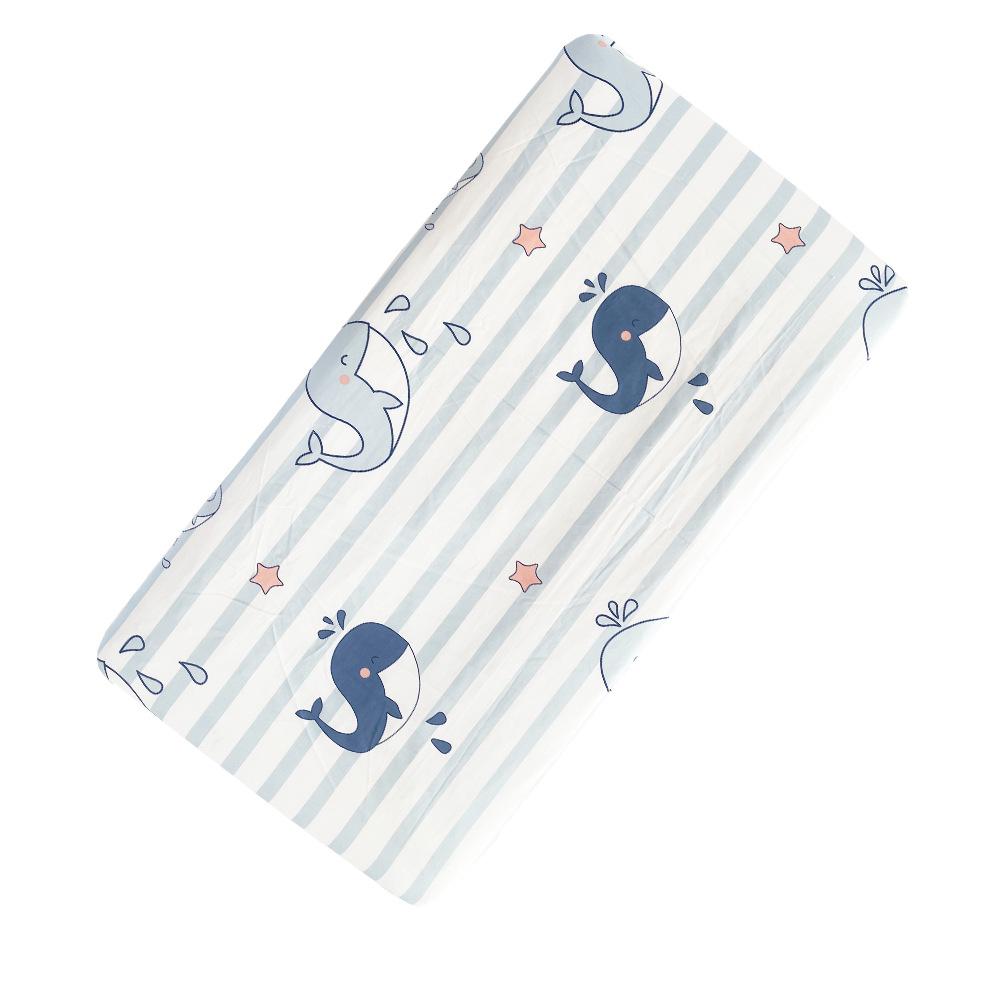 140*70cm Crib Fitted Sheets Soft Baby Bed Mattress Covers Print Newborn Toddler Bedding Set Kids Mini Cot Sheets Cotton