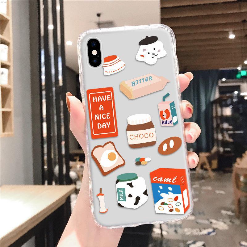 Ins маленький свежий iPhone17promax подходит для Apple 16Pro воздушная подушка противоударный 14 прозрачный чехол для мобильного телефона xr